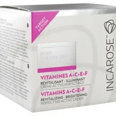 Incarose - Pure Solutions Vitamins A C E F Perfecting Active Cream