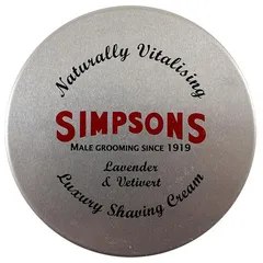 Simpsons - Lavender + Vetivert Shaving Cream