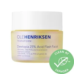 OleHenriksen - Dewtopia 25% AHA + PHA Flash Facial Exfoliating Face Mask