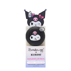 The Crème Shop x Sanrio - Kuromi Macaron Lip Balm - Blueberry Smoothie Flavored