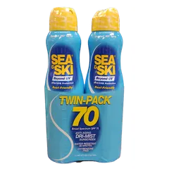 Sea&Ski - General Protection Spray Mist SPF70 Sunscreen, Twin Pack