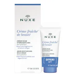 NUXE - Crème Fraiche de Beauté 48hr Moisturising Cream for Dry Skin with Gift