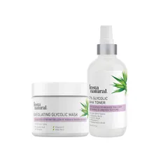 Exfoliating Glycolic Mask & 7% Glycolic AHA Toner Duo