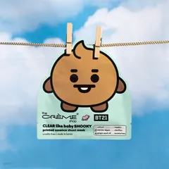 The Crème Shop x BT21 BABY - CLEAR Like Baby SHOOKY Printed Essence Sheet Mask