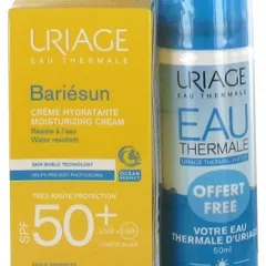 Uriage - Bariésun Very High Protection Moisturizing Cream SPF50+ + Uriage Thermal Water Free