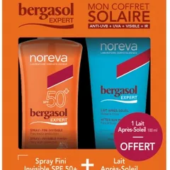 Noreva - Bergasol Expert Spray Invisible Finish SPF50+ + After-Sun Milk Face and Body Free