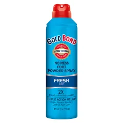 Gold Bond - No Mess Foot Powder Spray Fresh Scent