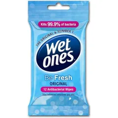 Wet Ones - Biodegradable Hand Wipes Be Fresh -12 Wipes