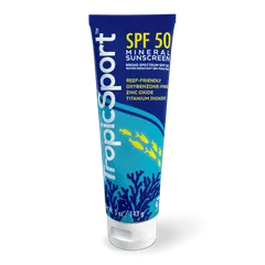 TropicSport - SPF 50 Reef-Friendly Mineral Sunscreen Lotion in Aluminum