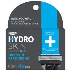 Schick - Hydro Skin Comfort Dry Skin Men's 5-Blade Razor Refills