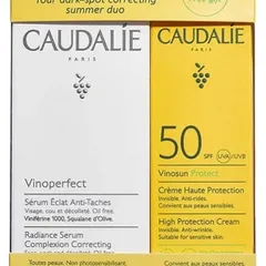 Caudalie - Vinoperfect Radiance Serum Complexion Correcting + High Protection Cream SPF50 Free