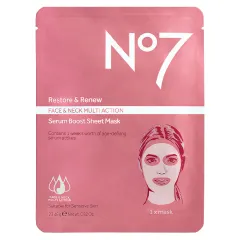 No7 - Restore & Renew Serum Boost Sheet Mask