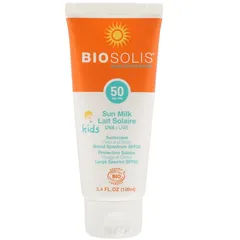 BIOSOLIS - Kids Sun Milk Sunscreen Spf 50 - ., Pack of 2