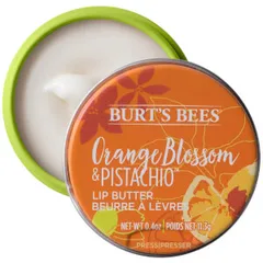 Burt's Bees 100% Natural Moisturizing Lip Butter with Orange Blossom and Pistachio