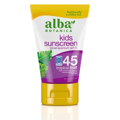 Alba Botanica - Kids Sunscreen Lotion SPF 45, Tropical Fruit