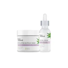 InstaNatural - Exfoliating Glycolic Mask & Retinol Serum Duo