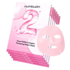 numbuzin - Buy Numbuzin No.2 Rose PDRN Collagen Plumping Sheet Mask Australia - Korean Skincare Online