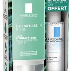 La Roche-Posay - Hydraphase HA Rich + Micellar Water Sensitive Skin Free