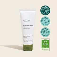 Mary&May - Houttuynia Cordata + Tea Tree Cleansing Foam