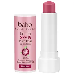 Babo Botanicals - SPF15 Tinted Lip Conditioner - Plum Rose