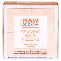 Raw Sugar - Bath Fizzer Raw Coconut + Mango