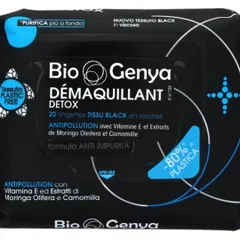 BioGenya - Detox Anti-Pollution Make-Up Remover 20 Wipes