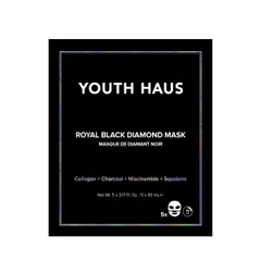 Youth Haus Royal Black Diamond Mask