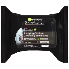 Garnier - SkinActive Clean+ Purifying Oil-Free Cleansing Towelettes