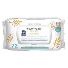 ATTITUDE - Baby Wipes : Baby SENSITIVE SKIN Baby