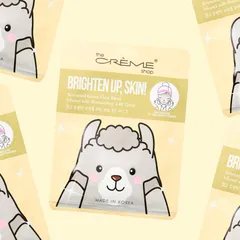 The Crème Shop - Brighten Up, Skin! Animated Llama Face Mask