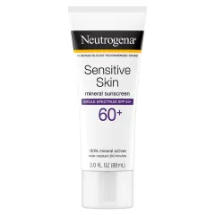 Neutrogena - Sensitive Skin Mineral Sunscreen Lotion SPF 60+ Fragrance-Free
