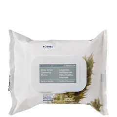 KORRES - Face Care Olympus Tea Deep Detox Cleansing Cloths x 30