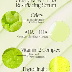 BYROE - Celery AHA + LHA Resurfacing Serum