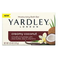 Yardley - Naturally Moisturizing Bath Bar Creamy Coconut