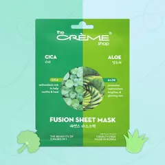 The Crème Shop - Cica & Aloe Vera Fusion Sheet Mask
