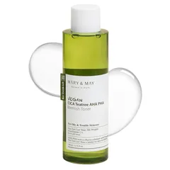 Mary&May - Buy Vegan CICA Tea Tree AHA PHA Blemish Toner in Australia - Korean Skincare Online