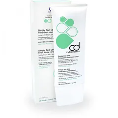 CyberDERM - Simply Zinc Sun Whip Ultra SPF 50 Facial Sunscreen - with 25% Zinc Oxide