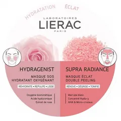 Lierac - Duo Hydragenist Oxygenating Moisturising SOS Mask + Supra Radiance Double Peeling Radiant Mask