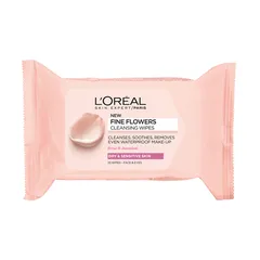 L'Oréal Paris - Fine Flowers Cleansing Wipes Dry and Sensitive Skin 25 Wipes