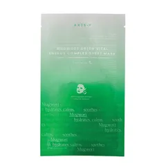 Buy Axis-Y Mugwort Green Vital Energy Complex Sheet Mask in Australia - Korean Skincare and Cosmetics