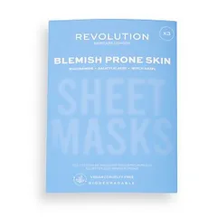 REVOLUTION SKINCARE - Biodegradable Blemish Prone Skin Sheet Mask