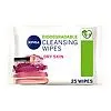 Biodegradable Cleansing Wipes for Dry Skin 25pcs