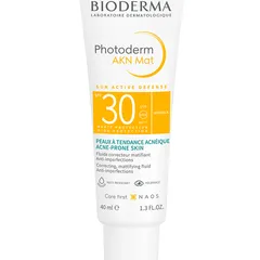 Bioderma - Photoderm AKN Mat SPF 30 mattifying anti-blemish sunscreen for combination acne-prone skin