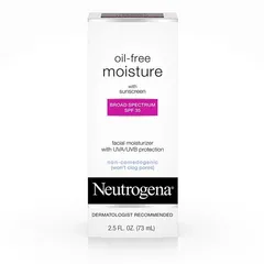 Neutrogena - Oil-Free Daily Facial Moisturizer With Broad Spectrum SPF 35 Sunscreen, Dermatologist Recommended, Fragrance-Free, Non Comedogenic and Hypoallergenic