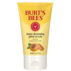 Burt's Bees - Deep Cleansing Pore Scrub with Peach and Willow Bark
