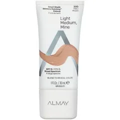 Almay - Smart Shade Skintone Matching Makeup, Light/Medium Mine 200, SPF 15