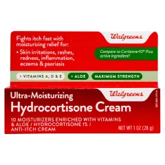 Walgreens - Hydrocortisone 1% Anti-Itch Cream Plus 10 Moisturizers