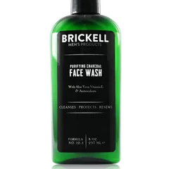 Brickell Men's Products - Purifying Charcoal Face Wash for Men
