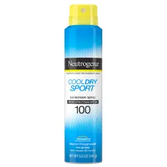 Neutrogena - Cooldry Sport Sunscreen Spray SPF 100, Oil-Free