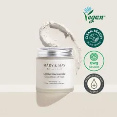 Lemon Niacinamide Glow Wash Off Mask Pack